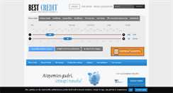 Desktop Screenshot of bestcredit.lv